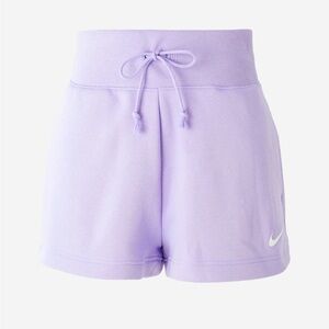 Nike Women's lilac  Purple Athletic Shorts